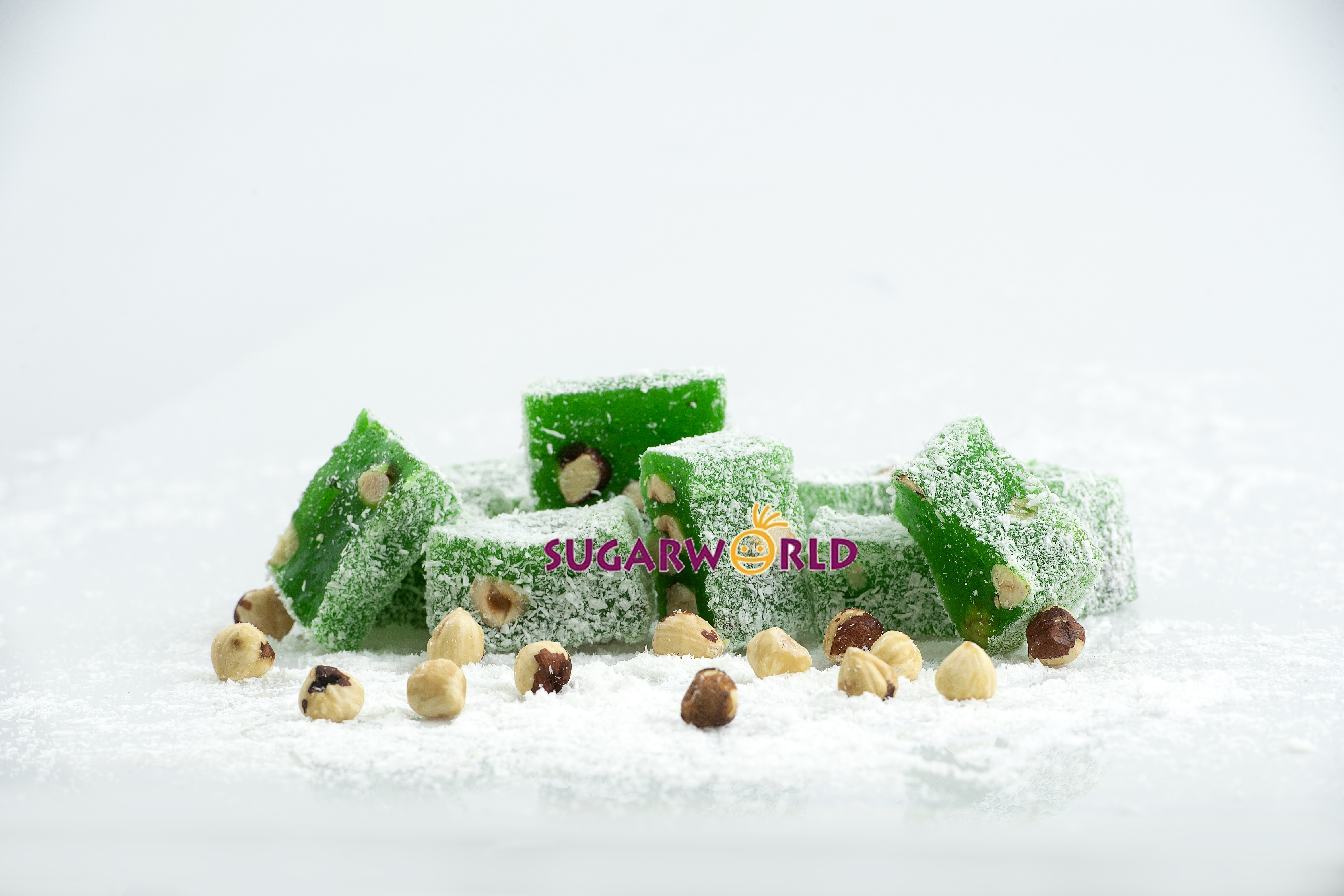 Kivi Aromalı Fındıklı Lokum Kivi Aromalı Fındıklı Lokum