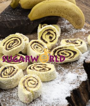 Sarma Sultan Muz Aromalı içi Çikolatalı Lokum